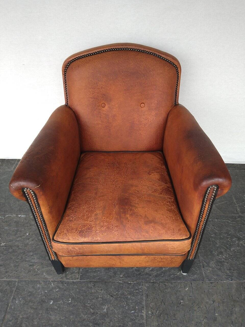 Club chair From OCL Vintage Sheepskin
