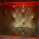 1950s bar cabinet in maple and glass