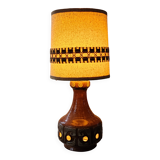 Vintage ceramic lamp with double lighting.