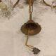 Brass grapefruit chandelier