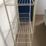 Vintage metal shelf.
