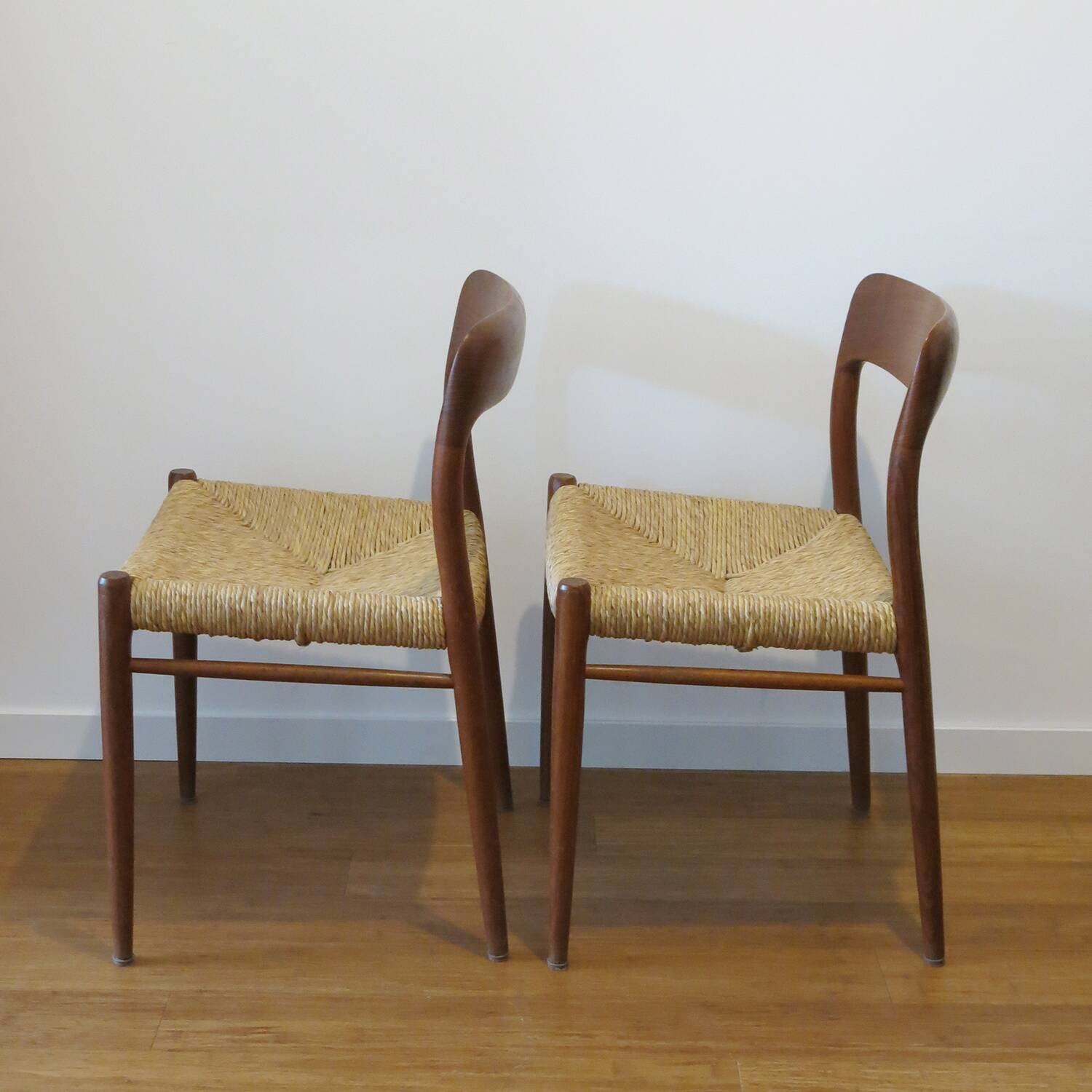 Pair of Niels Otto Møller chairs