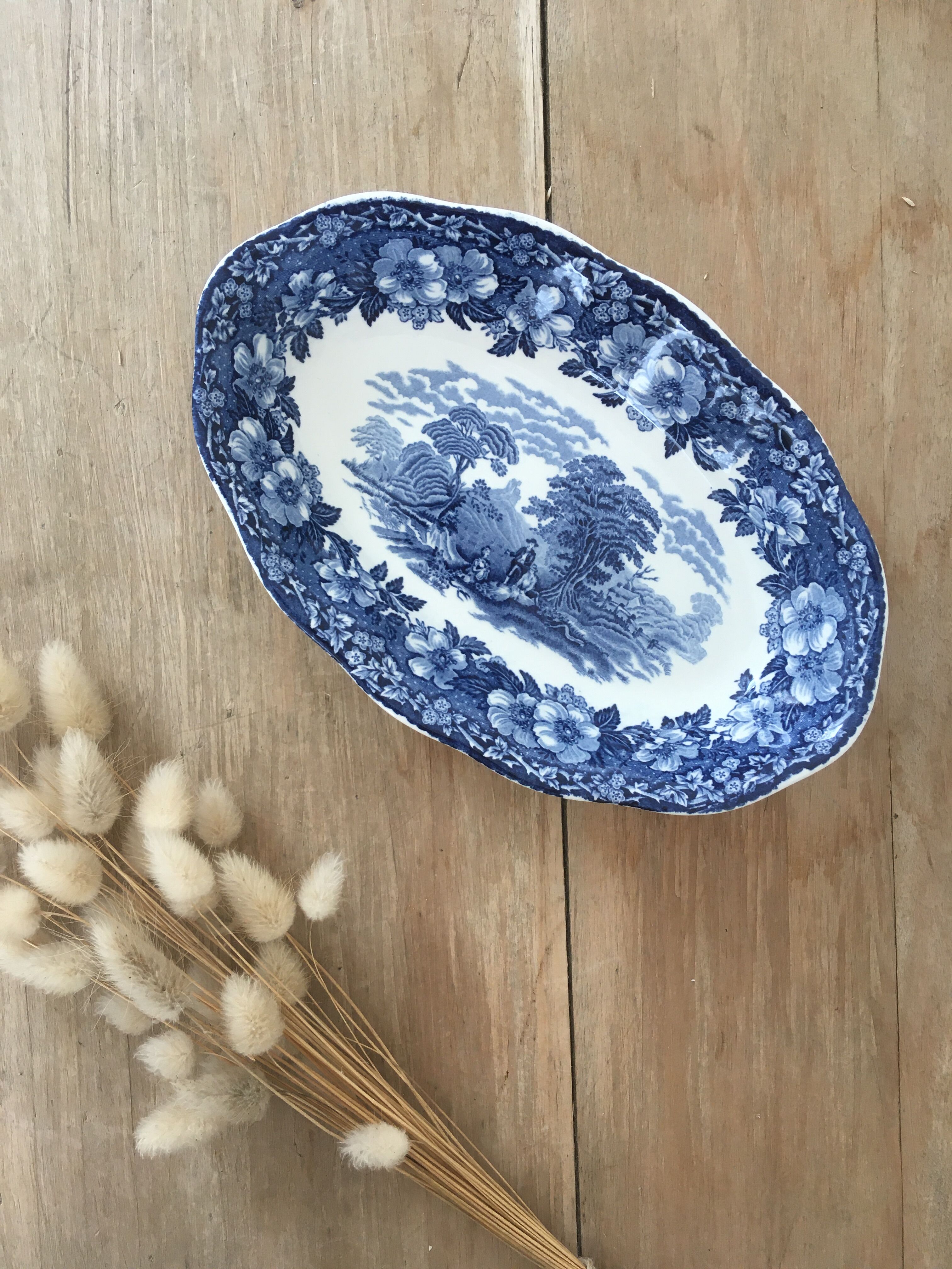 Ravier bleu anglais