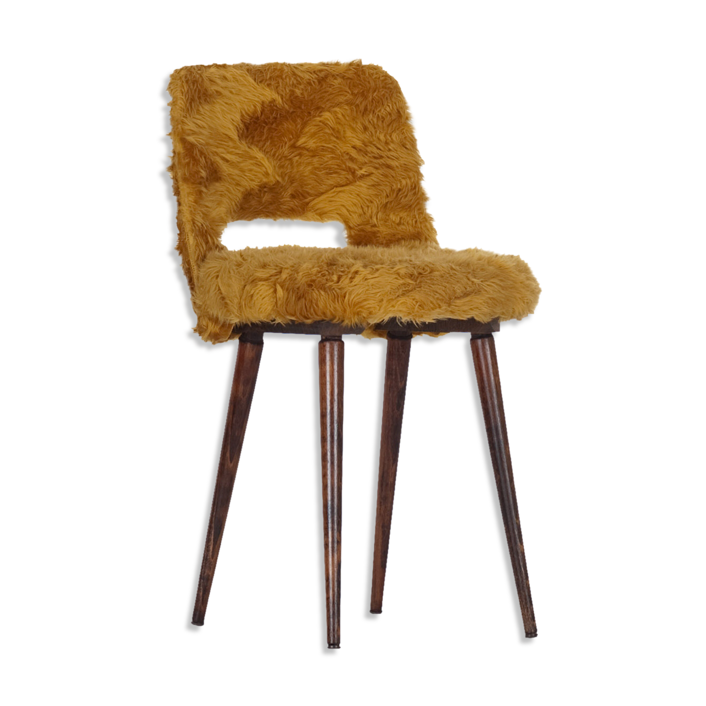 Baumann chair gold moumoute vintage year 60