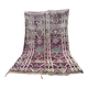 Moroccan carpet boujad purple - 214 x 350 cm
