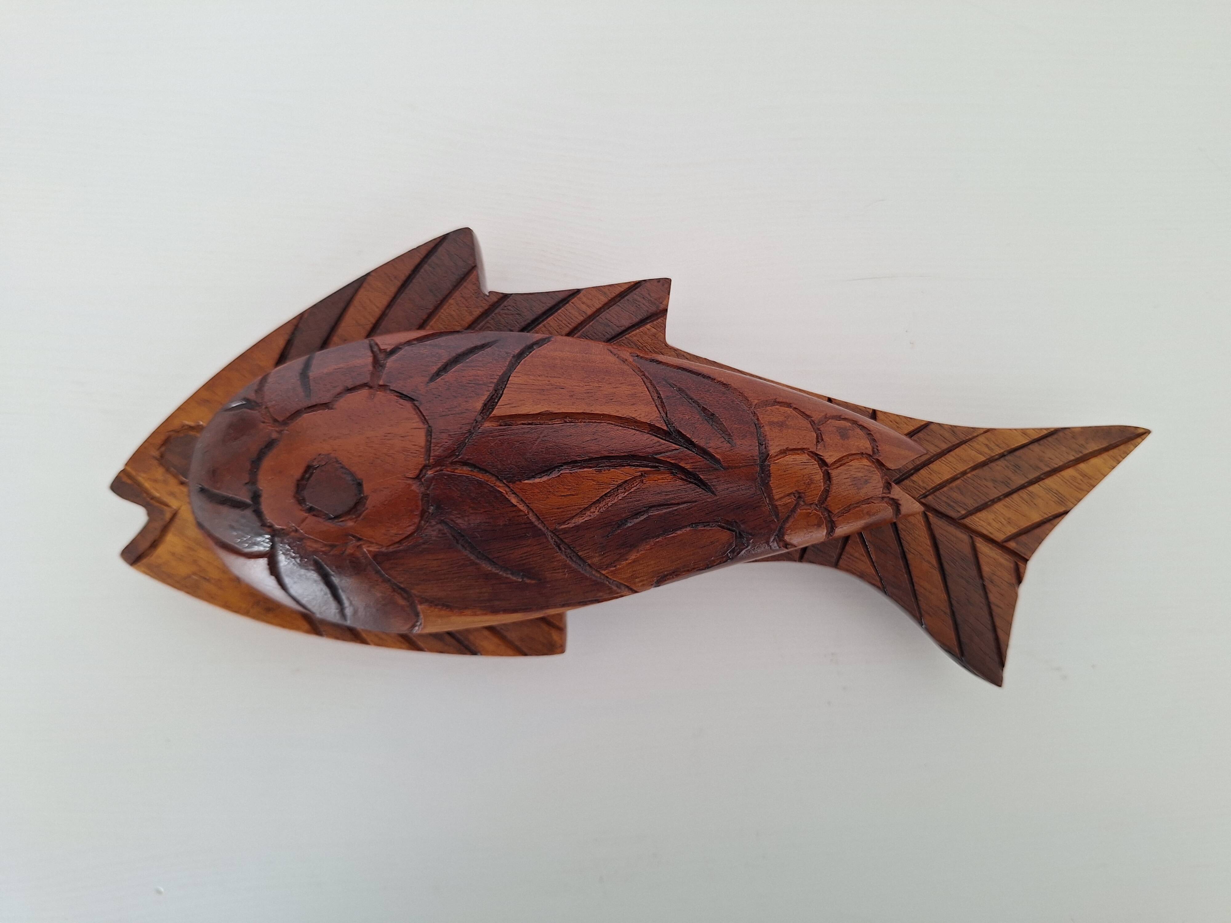 Wooden fish box