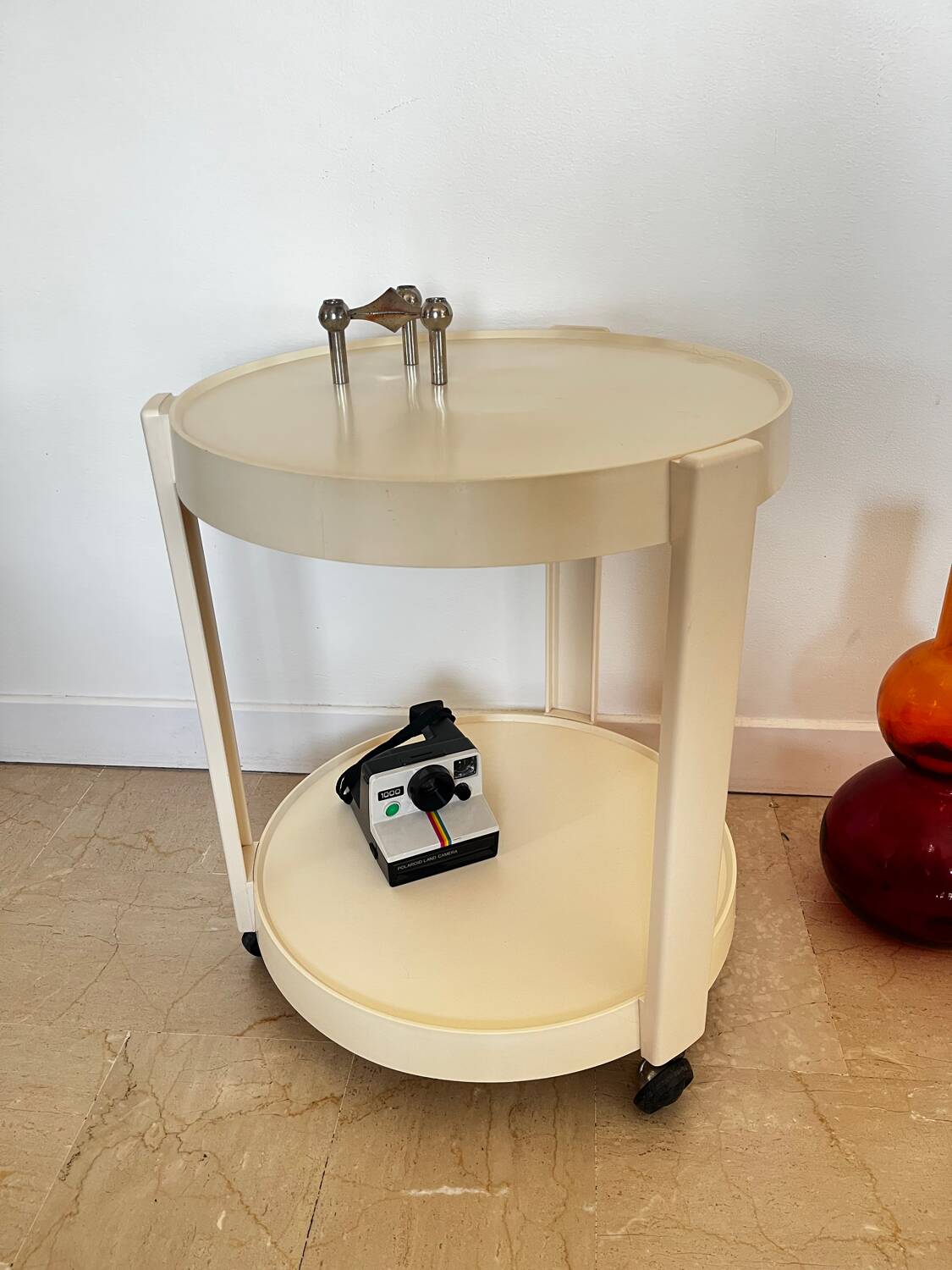 Vintage 70s serving trolley