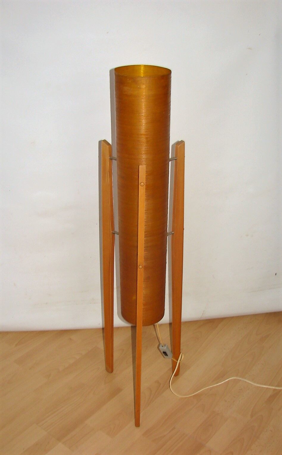 Novoplast serd rocket floor lamp, czechoslovakia 1960s.