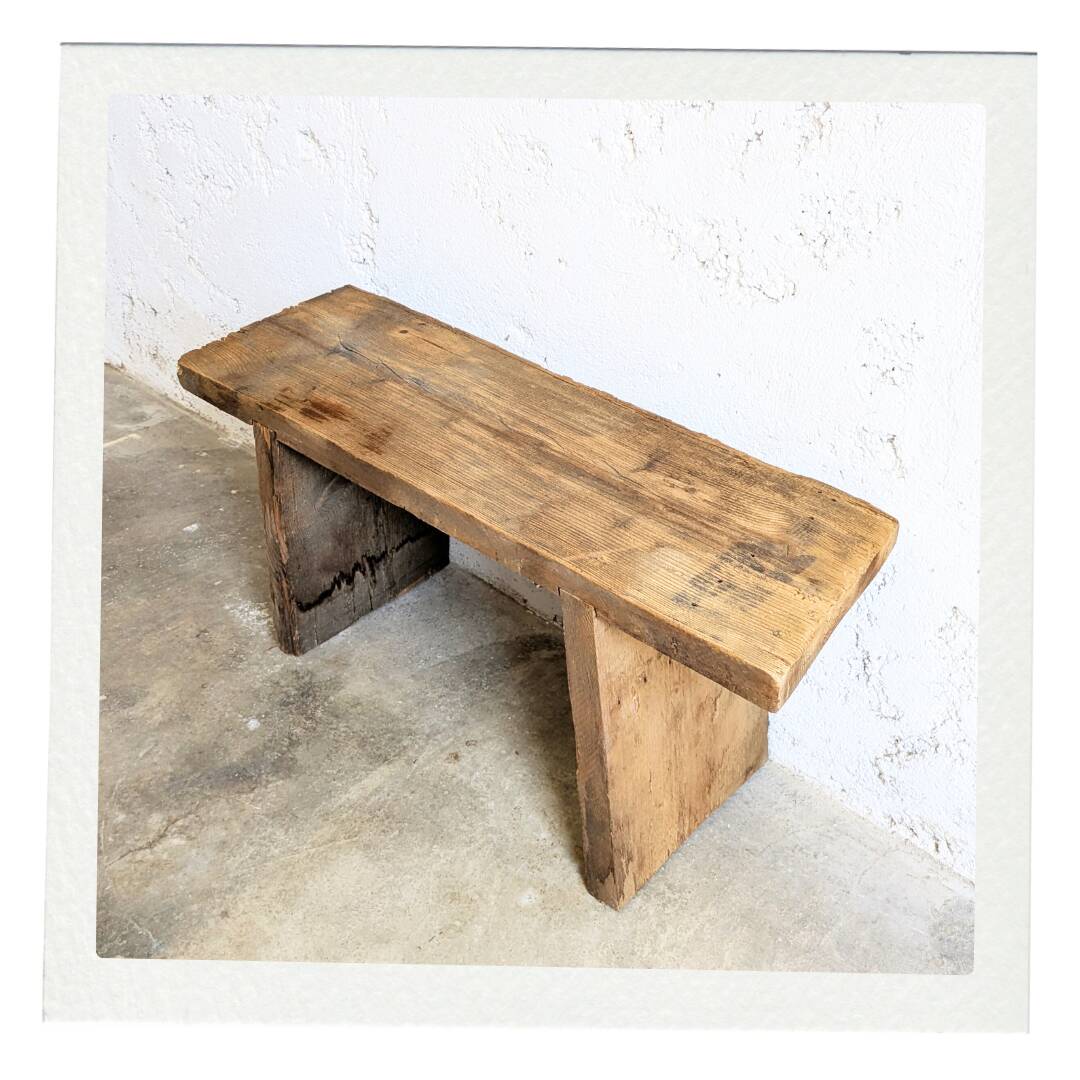 Raw Wood Bench Workshop Furniture
