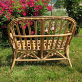 Vintage rattan garden furniture