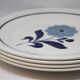 Lot de 4 assiettes plates 1006 faïenceries de Givors