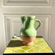 Pitcher jug in glazed terracotta