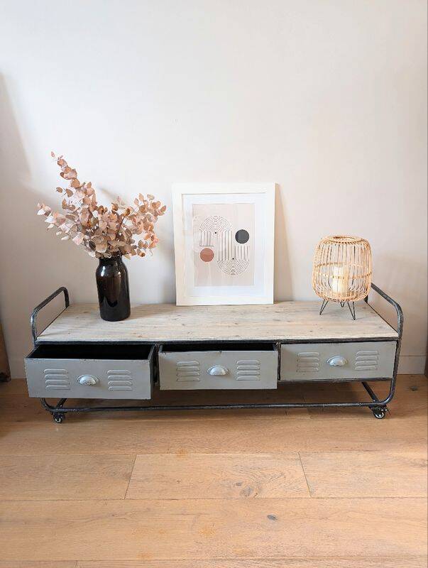 Enfilade style industriel