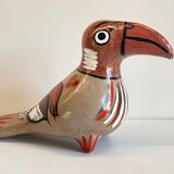 Ceramic vintage exotic bird