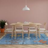 Natural handmade Moroccan rug 3 x 2 m