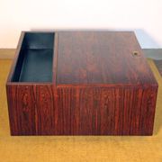 Vintage Scandinavian rosewood bar/planter coffee table