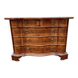 Chest of drawers with 4 drawers in walnut, Germany, 1970s