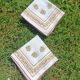 Retro table napkins x2