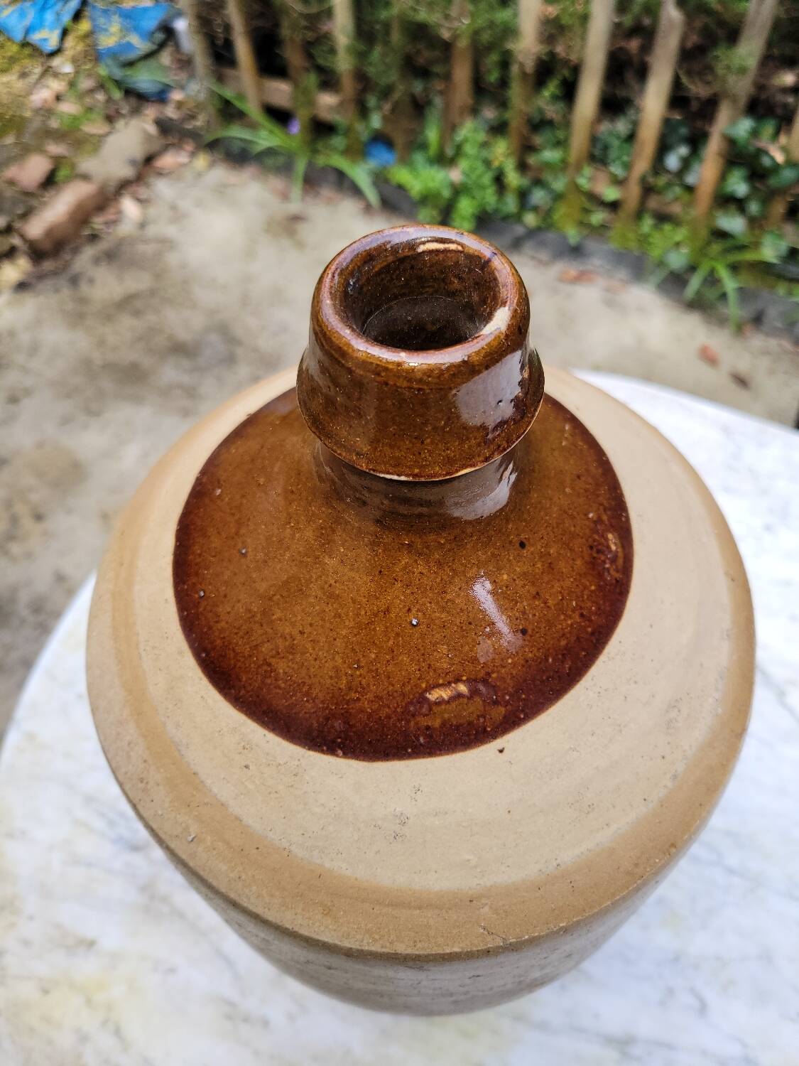 Large stoneware jar 10L