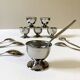 Service coquetiers en inox par Guy Degrenne