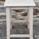Workshop stool, vintage wood, 40