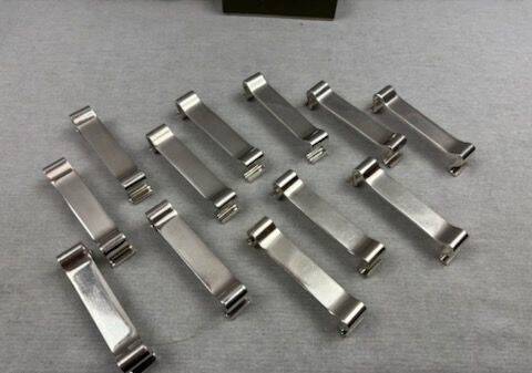 Christofle Arabesque model - 12 silver-plated knife rests in excellent condition with box.