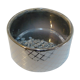 Round glazed ceramic bamboo or hyacinth pot