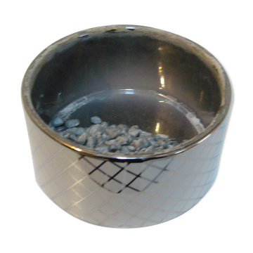 Pot à bambou ou jacinthe rond en céramique vernissée