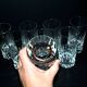 Set of 8 AVIGNON juice or whisky longdrink glasses in Saint-Louis crystal 16cm Ht
