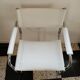 White leather desk