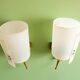 Pair Mid Century Modern wall sconce lights