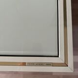 Chest of drawers Pierre Vandel 1970-1980 ecru/gilded