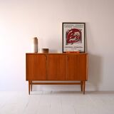 Buffet vintage scandinave en teck et chêne
