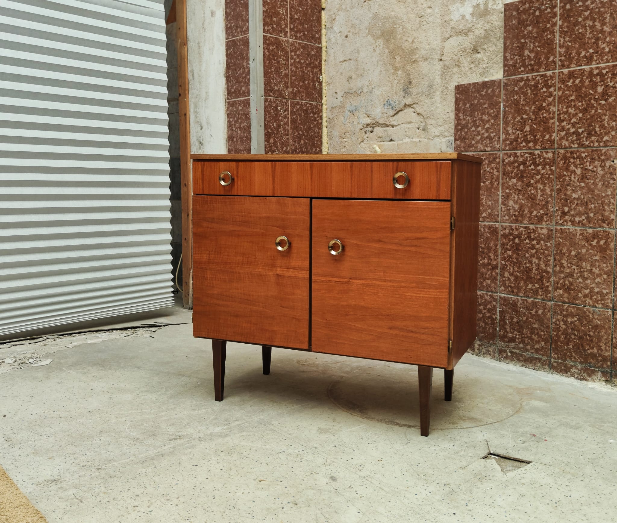 Mid century shoe cabinet | vintage - sidetable