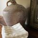 Lot 6 cotton napkins beige linen tiles