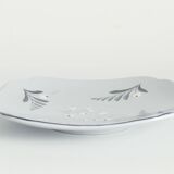 Mid-Century Modern French Blue Plate by Eva Jancke-Björk for Bo Fajans, Sweden