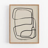 Abstract giclee art print, a3