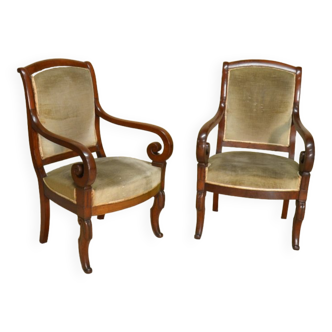 Pair of armchairs