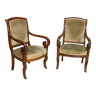 Pair of armchairs