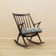 Reenskaug Rocking Chair for Bramin, Black Teak, 1960s