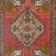 Vintage Accent Rug. Wool Turkish Seat Cover. Rustic Kitchen Rug. Handmade Door Mat. Bath Mat