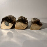 3 owls golden brass owl