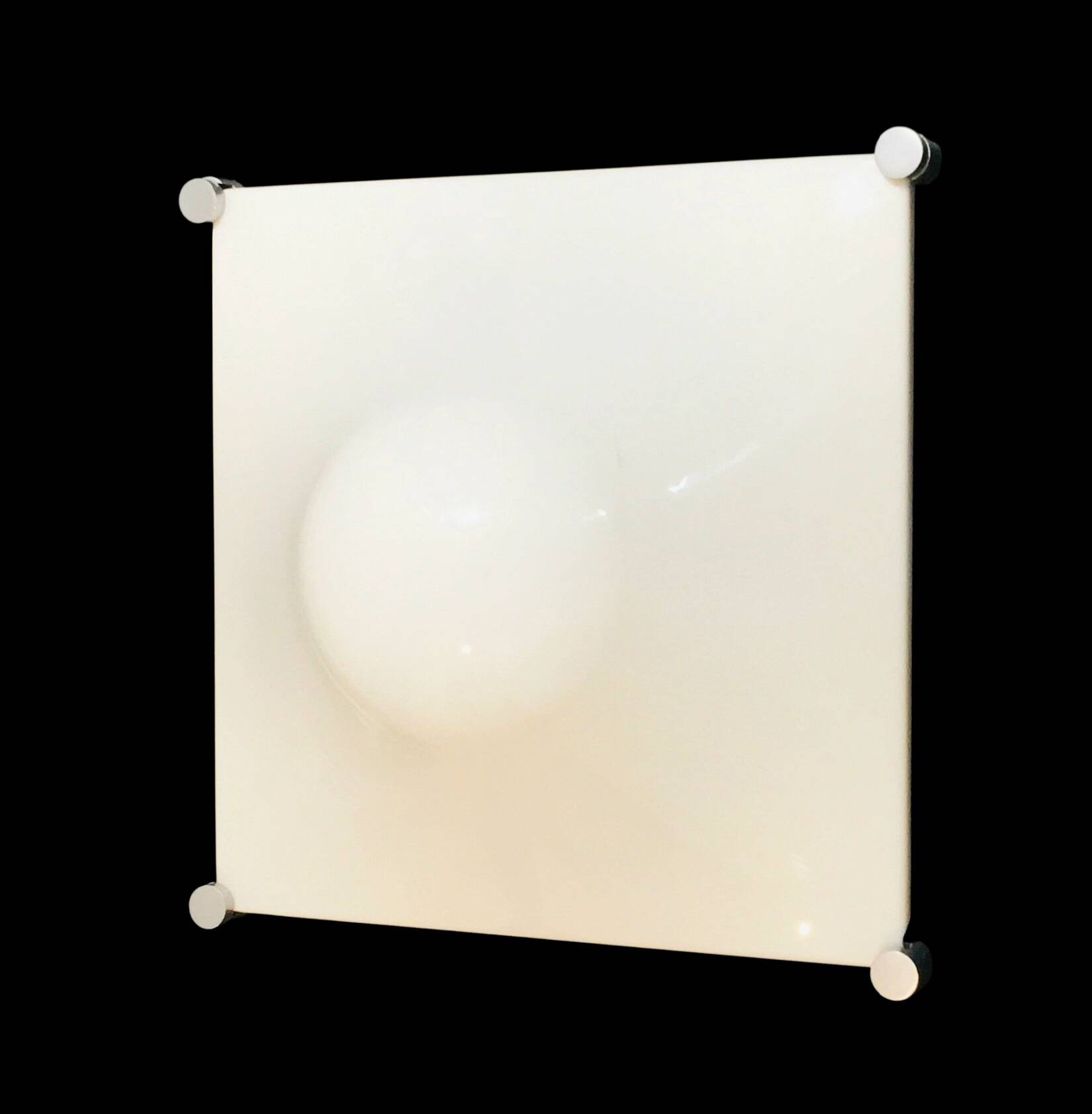 Large Space Age 'Bolla' Ceiling Light or Wall Lamp Elio Martinelli, 1970s