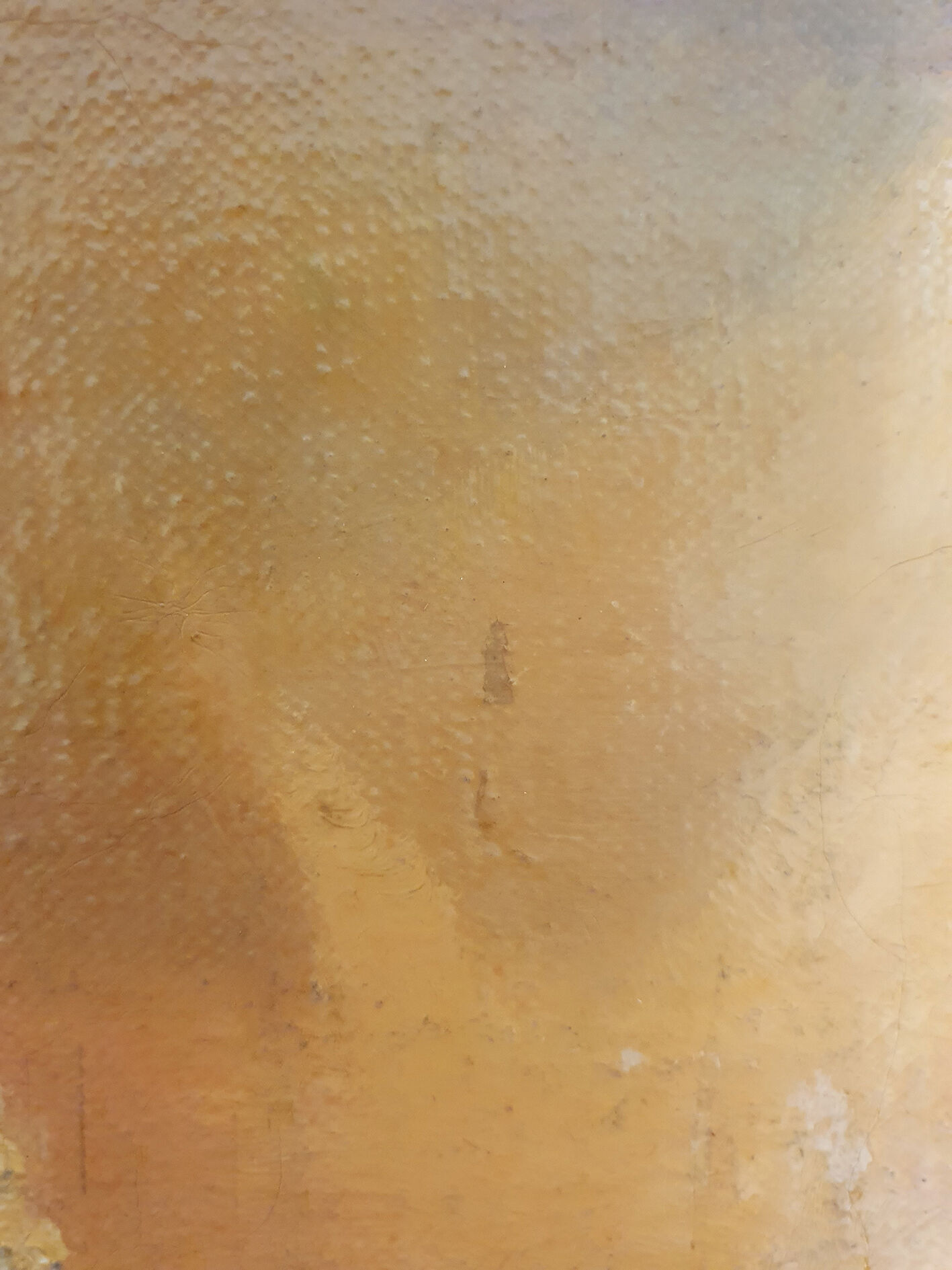 Oil portrait on canvas carved wooden frame