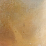 Oil portrait on canvas carved wooden frame