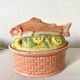 Salmon terrine with slip of Portugal