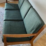 Vintage 3 Seater Sofa Ole Wanscher