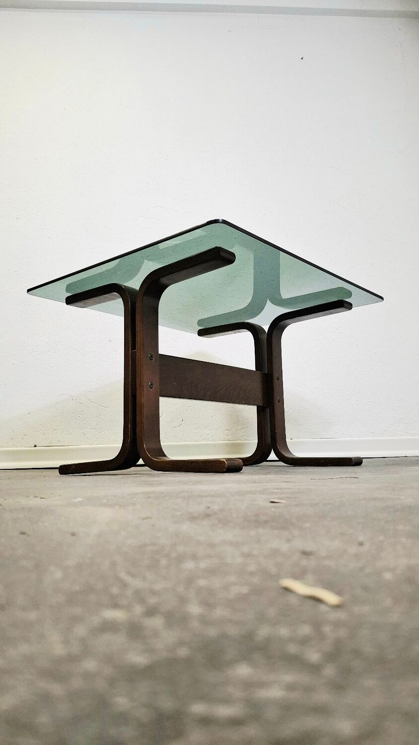 70s Siesta Glass Side Table