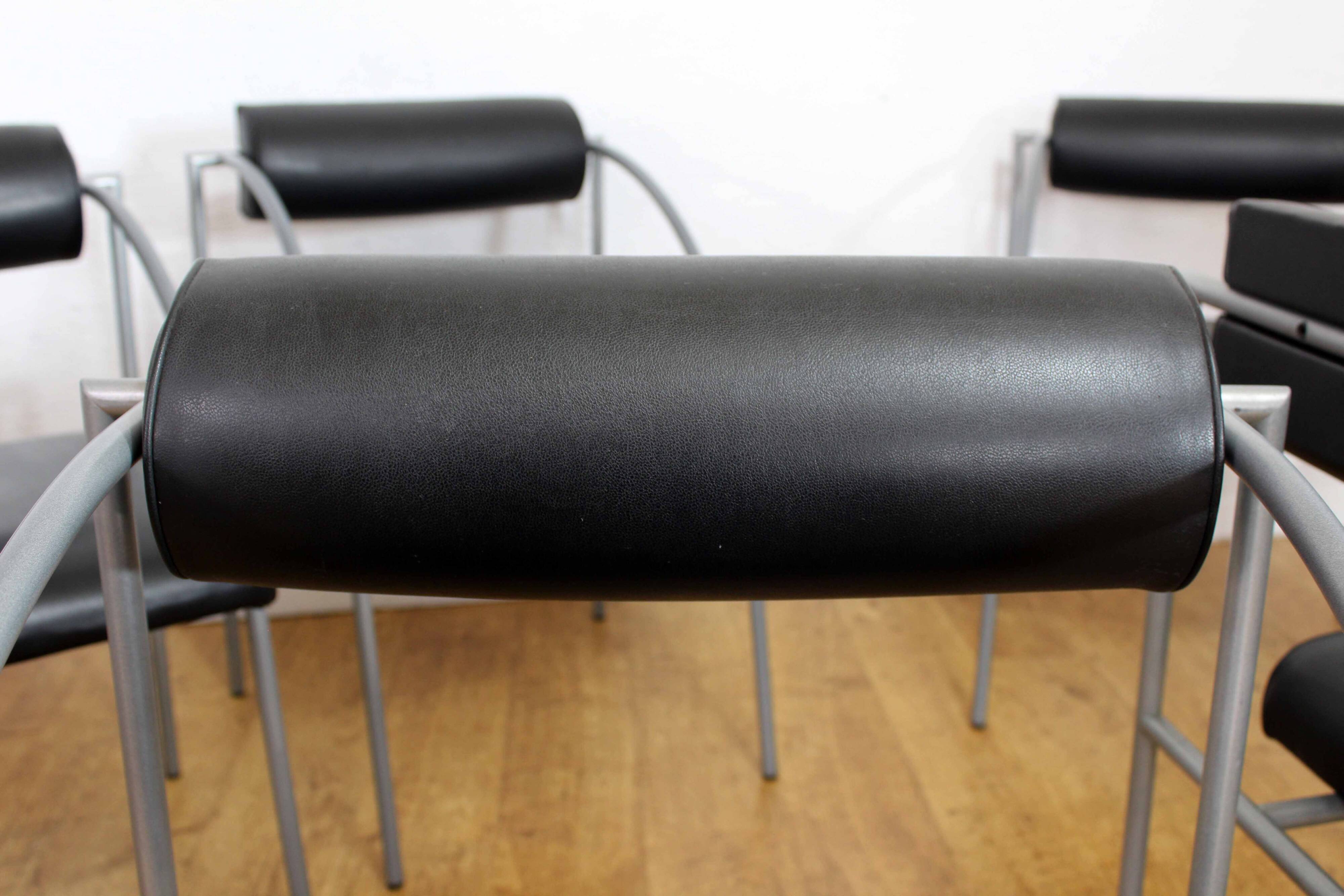 Set of 6 Vienna Chairs by Rodney Kinsman for Bieffeplast