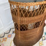 Rattan and wicker bar from the 50s/60s